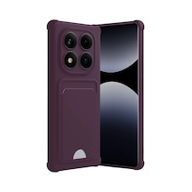 Xiaomi Redmi Note 14 Pro Plus Uyumlu Kelvin Kartvizitli Silikon - Derin Mor