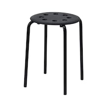 Ikea Marıus Tabure İkea, Siyah 45 Cm 60360928 409568386 Siyah