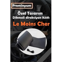 Renault Master Oto Direksiyon Kılıfı Siyah Dikiş Estetik Görünüm