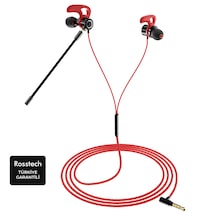 Rosstech RS-120 Pro Mikrofonlu Kulak İçi Oyuncu Kulaklığı
