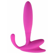 Erofoni Yeni Nesil G-Spot ve Prostate Uyarıcılı Unisex Anal Gevşetici Alıştırıcı Pink Plug