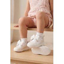 Vicco Pisi Kız Bebek Kurdale Cırtlı Ayakkabı 346.25k.149 Beyaz