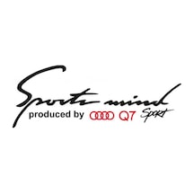Audi Q7 Mind Sport Far Üstü Oto Sticker Kaput Yapıştırma