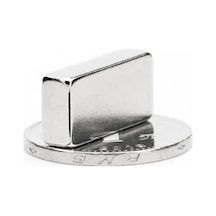 50 Adet 20x10x5 Mm Neodyum Magnet N35 Güçlü Mıknatıs Köşeli Dayanıklı Nikel Kaplama