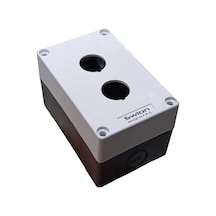 Hj9 22mm Buton Kutusu Gri-siyah İkili