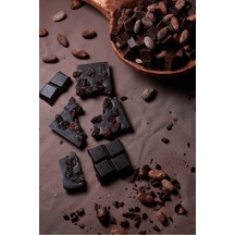 %100 Kakao Turna Yemişli Şekersiz Bitter Kırık Çikolata 250g