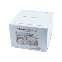Güral Porselen 12 Parça Çukur Tabak 22cm
