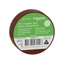 Schneider Kahverengi PVC İzolasyon Bandı 20mt*19mm 2420107