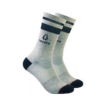 Traffa Erkek Uzun Çorap Base 213224637 Gri