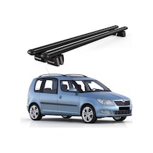 Pençe Skoda Roomster Scout 2007-2015 Uyumlu Siyah Ara Atkı Port Bagaj Tavan Barı