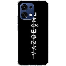 Oppo A6 Pro Uyumlu Vazgeçme Yazılı Baskılı Silikon Kılıf Renkli