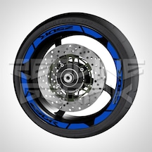 CBR 250 R FOSFORLU REFLEKTİF JANT ŞERİDİ MAVİ
