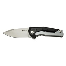 Dpxgear Sugga 915b Bk Siyah &amp Amp Amp Beyaz Kamp / Outdoor Çakı 17,5cm - Yarı Otomatik, Kemerlikli, Kutulu