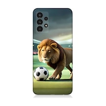 Samsung Galaxy A13 Uyumlu Silikon Kılıf Gol Atan Aslan