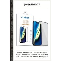Cihaz Aksesuarı Telefon Parçası Mobil Aksesuar İphone 11 Pro Max 6d Temperli Cam Ekran Koruyucu