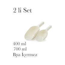 Bakliyat Küreği 2 Li Set Catering Kuruyemiş Lokanta Dükkan Gıda Kürek Bpa İçermez Gıdaya Uygun