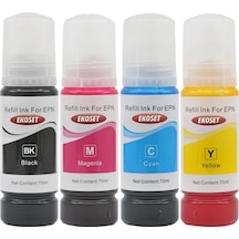 Ekoset Epson L3151 L3156 L3160 L5190 4 Renk Uyumlu Mürekkep 103 S