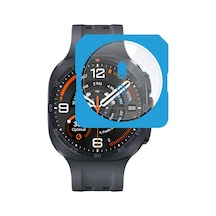 Samsung Galaxy Watch Ultra 2 47mm İçin 2'li Paket 2 Adet Kolay Kurulum Otomatik Hizalama Aparatlı Şeffaf 9h Sertliğinde Gerçek Temperli Cam Ekran Koruyucu Galaxy Watch Ultra 2 47mm Çok Renkli