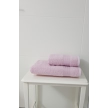 %100 Pamuk Havlu 2 Li Set 1 Adet 70x140 Banyo Havlusu + 1 Adet 50x90 El Yüz Havlusu - %100 Pamuk Havlu 2 Li Set 1 Adet 70x140 Banyo Havlusu + 1 Adet 50x90 El Yüz Havlusu / Pembe Pembe