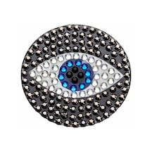 Araba leptop Duvar İçin Nazar Sticker  etiket 16Cm ve 6CM 2 Adet md4
