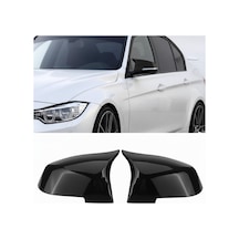 Bmw 4 Serisi F32 2014-2020 Batman Yarasa Ayna Kapağı Parlak Siyah Sportif Yan Ayna Kaplaması
