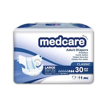 Medcare Classic Belbantlı Yetişkin Hasta Bezi Büyük Boy L 30'lu