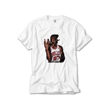 Zepplin Giyim Bulls 23 Beyaz Tişört Beyaz
