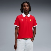 Puma Scuderia Ferrari Erkek Kırmızı Polo Tişört 634248-02 Kırmızı