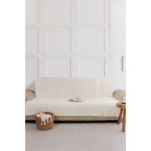 Elart Stil 170x215 Cm Koltuk Örtüsü Krem