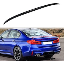 Bmw G30 2016-2021 Plastik Parlak Siyah İnce M5 Spoiler