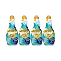 Bingo Soft Lotus Konsantre Yumuşatıcı Kırışıklık Karşıtı 1200 Ml 4 Lü 4'lü Set