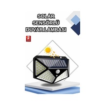 Lb Bahçe Lambası Bahçe Aydınlatma Sensörlü Suya Dayanıklı 100 Led