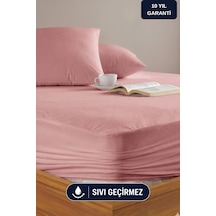 Formeya Pamukkale Pudra Alez Mikro Fitted Sıvı Geçirmez Yatak Koruyucu  TekKişilik  Alez