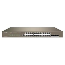 Tenda Teg5328xp-24-410w 24 Port Poe 10/100/1000 24 Port Poe 4 X Sfp 410w Layer 3 Yönetilebilir Rack Mount Swıtch