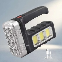 Çok Amaçlı Güneş Enerjili Led Fener Kamp Ve Ev Kullanımı Çok renkli