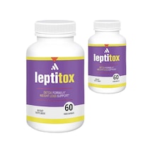 Leptitox 2 Adet Kadın Erkek Yaza Hazırlık Vücut Takviyesi 60 Kapsül