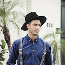 Erkek Fedora Kışlık Fötr Şapka