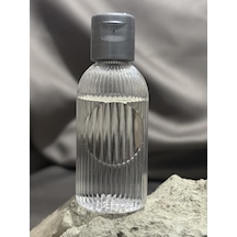 50 Adet 50 Ml Boş Plastik Şişe Dnz21 Gri Kapak 7009