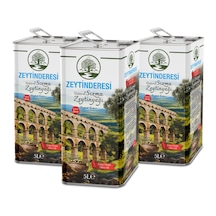 Zeytinderesi Natürel Sızma Soğuk Sıkım Zeytinyağı 3 x 5 L