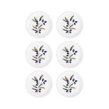 The Mia Olivos Pasta Tabağı 6lı Set 19 Cm Ovs0001 Beyaz