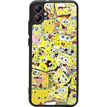 Samsung Uyumlu A04e Sünger Bob Tasarımlı Glossy Telefon Kılıfı Çok Renkli
