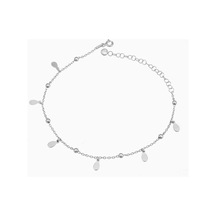 Brezza Lusso Jewelry Damla Pullu Kadın Ayak Halhal Gümüş Gümüş - Rose