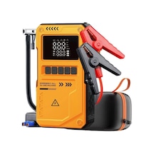 Jump Starter Auhma Akü Takviye Cihazı 10.000 Mah 4'ü 1 Arada Powerbank Çantalı Hava Kompresörü
