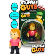 Stumble Guys 5 Cm Tekli Figür - Ms Stumble 1 Adet
