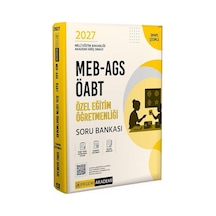Pegem 2027 Öabt Meb-ags Özel Eğitim Öğretmenliği Soru Bankası Çözümlü Pegem Akademi Yayınları