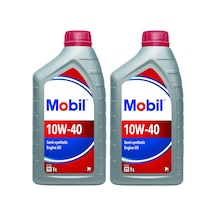 Mobil 10W-40 Yarı Sentetik Motor Yağı 2 x 1 L