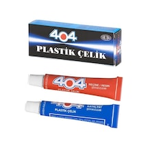 404 Plastik Çelik No:1 Şeffaf Yapıştırıcı 16 Gram Çift Karışımlı