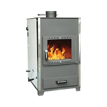 Yakar 302/a Eşanjörlü 25kw Katı Yakıtlı Kat Kalorifer Sobası