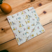 Bezhane Çok Amaçlı Bebek Müslin Bezi Battaniye 72 Cm X 72 Cm Çok Renkli
