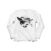 Star Wars Yoda Yıldız Savaşları Uzun Kollu Tişört (518430081)